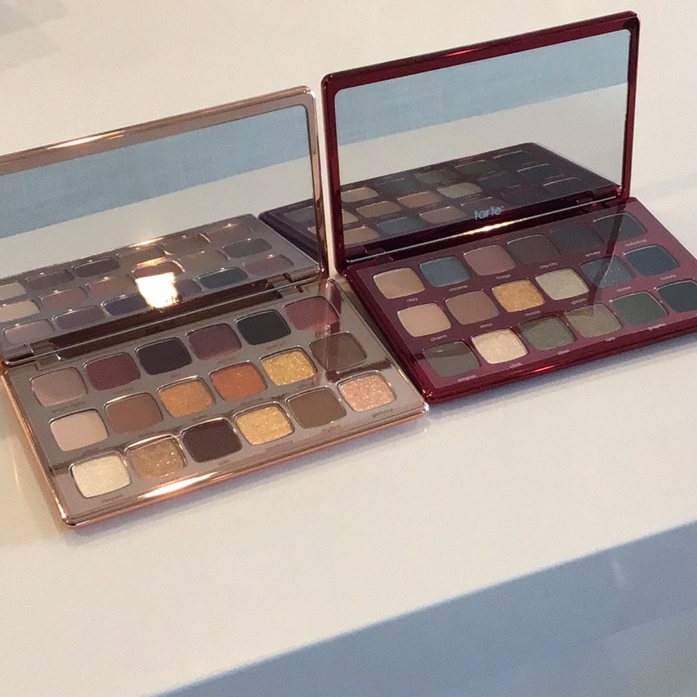 Brand new Tarte Amazonian clay eye shadow kits.  18 in each case, fabulous!